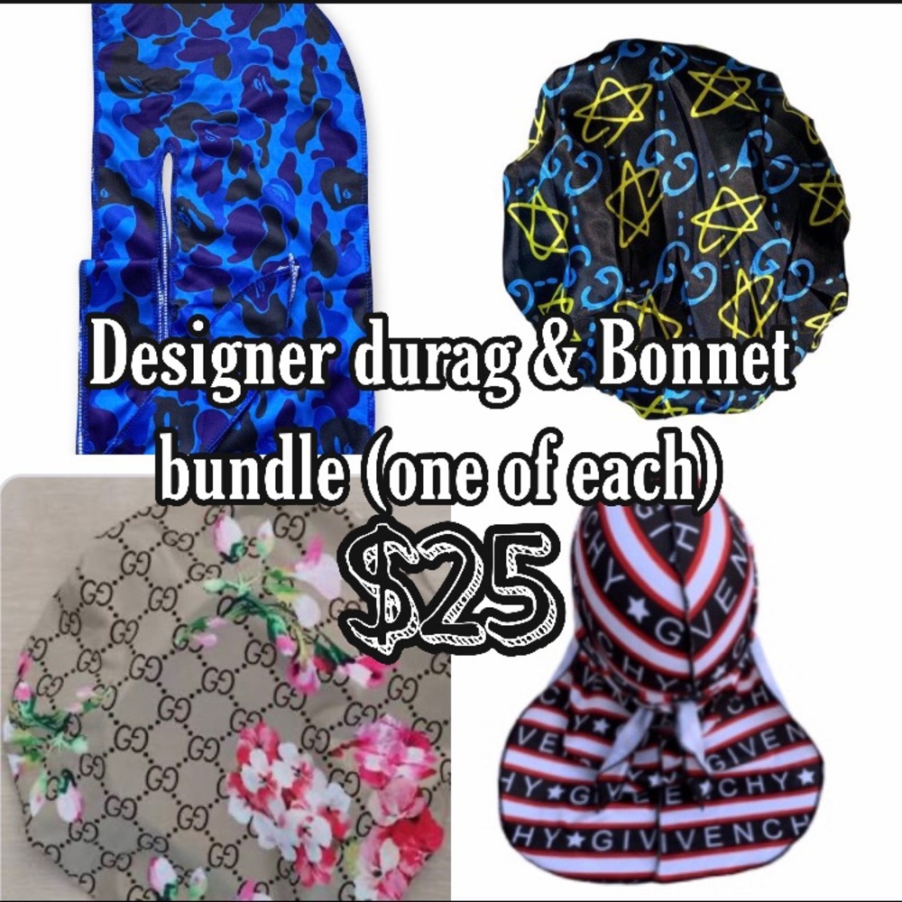 Designer Durags and Bonnets